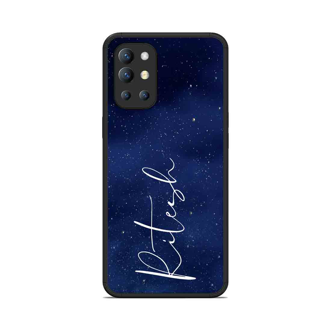 Buy Rich Black Glossy Glass Case for OnePlus 9R